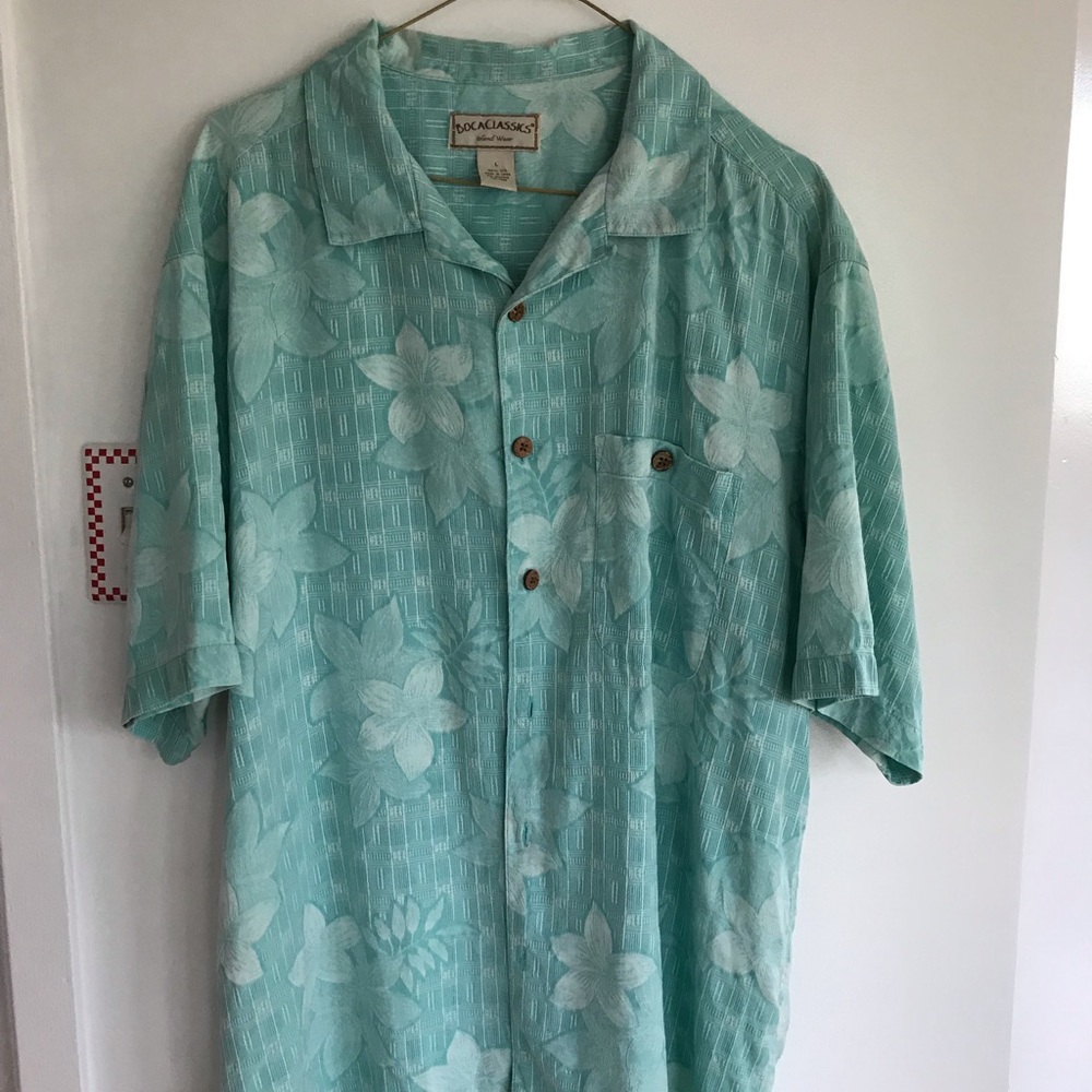 Boca Classics 100% silk shirt